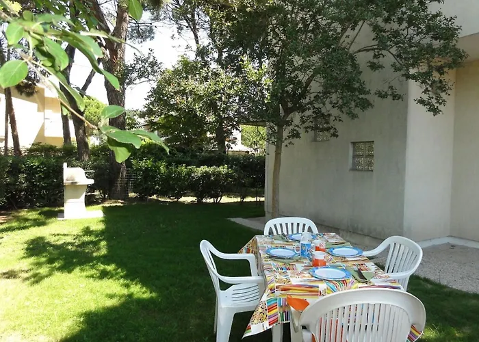 House With Garden And Fireplace